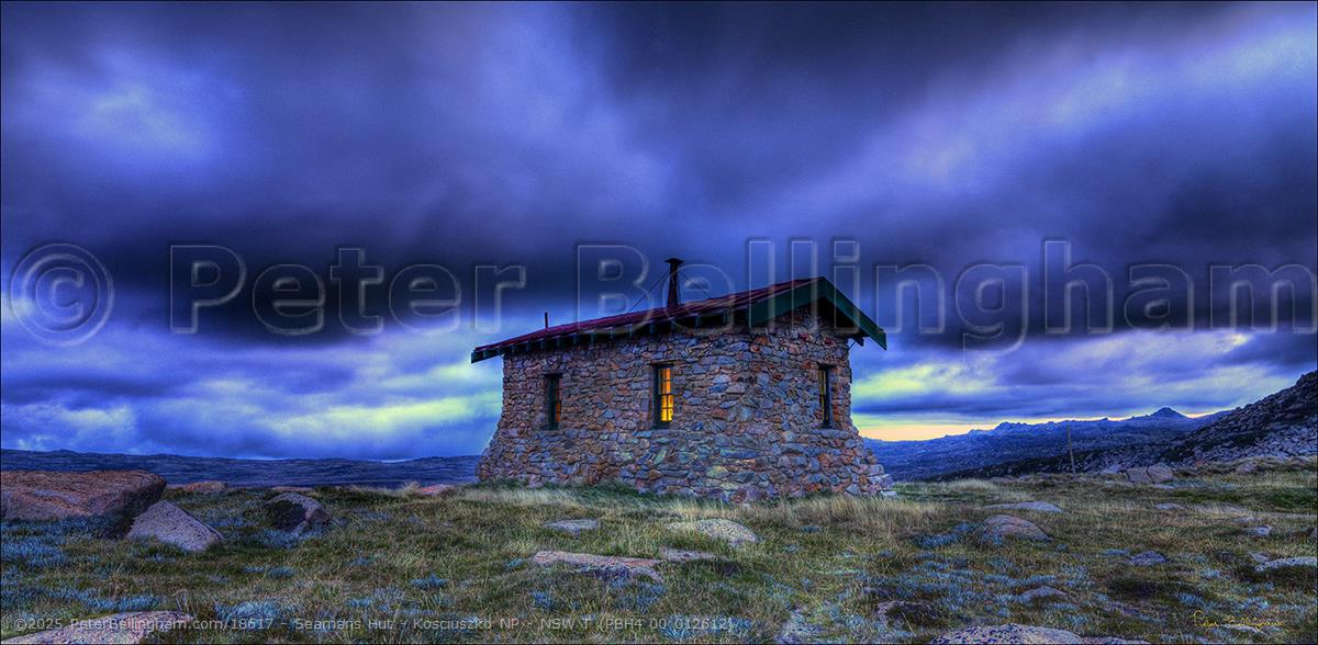 Peter Bellingham Photography Seamans Hut - Kosciuszko NP - NSW T (PBH4 00 012612)